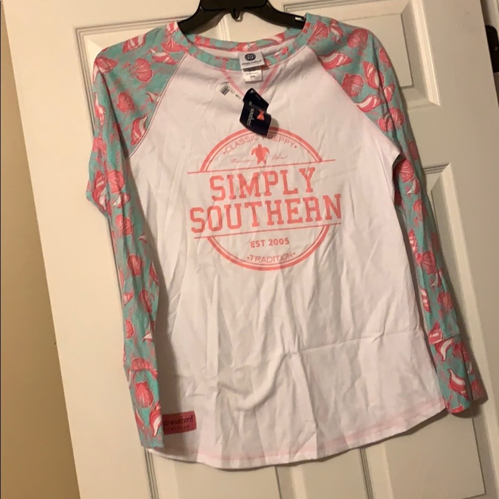 Simply Southern Raglan tee